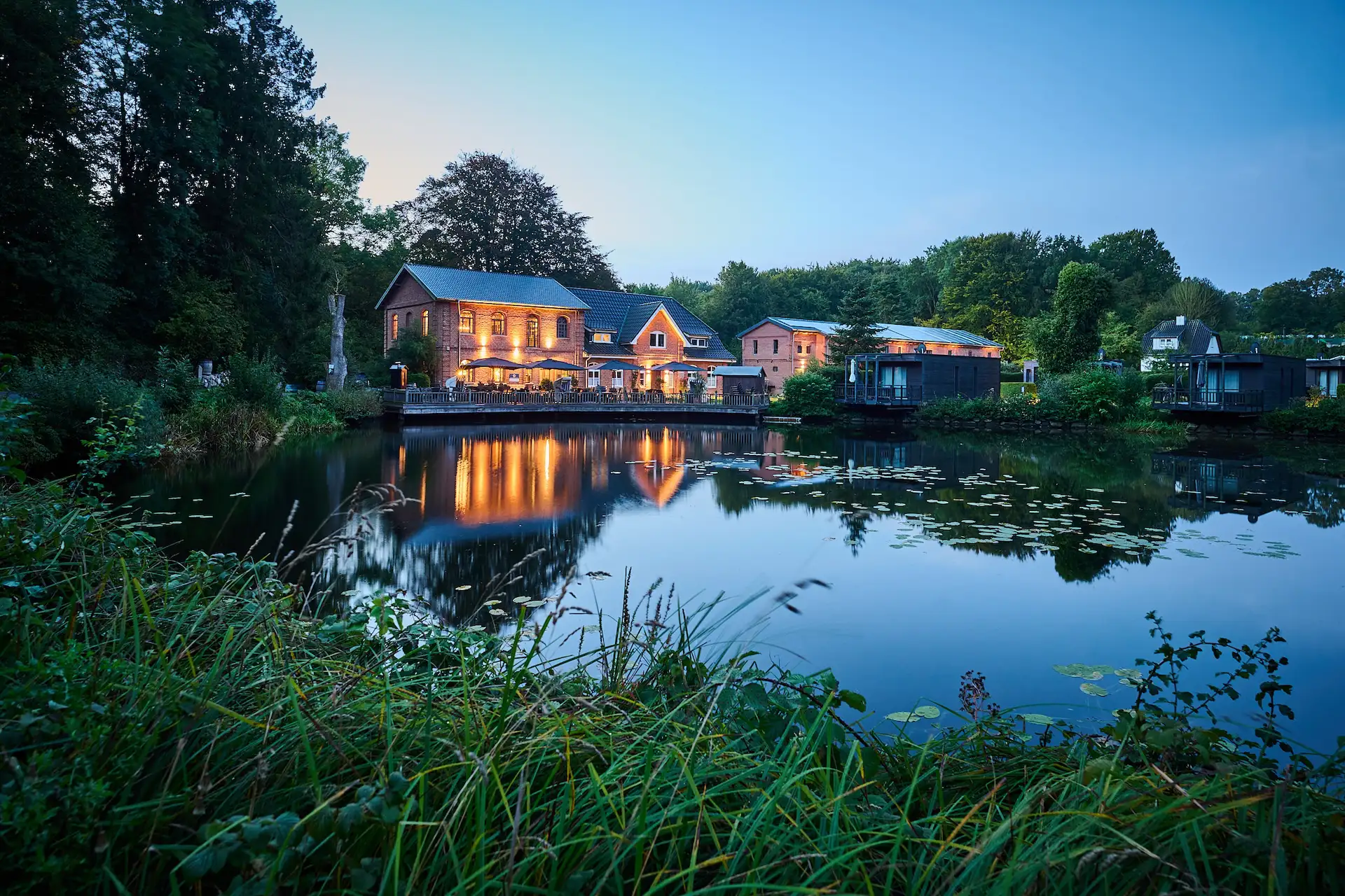 Gronenberger Mühle am Abend